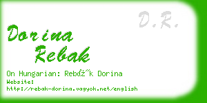 dorina rebak business card